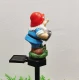 Decoratiune solara figurina pitic cu stropitoare pentru gradina