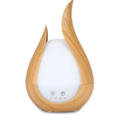 Difuzor aromaterapie NATUR cu ultrasunete si lumina LED 7 culori de 200 ml telecomanda MK