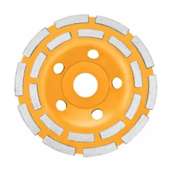 Disc diamantat 125 mm cu 2 randuri segmente pentru slefuit suprafete beton mozaic marmura