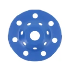 Disc Diamantat ALBASTRU 125 Mm cu segmenti GRI pentru Slefuire Beton Mozaic Suprafete Dure