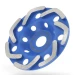 Disc Diamantat ALBASTRU 125 Mm cu segmenti GRI pentru Slefuire Beton Mozaic Suprafete Dure