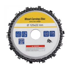 Disc flex lemn cu lant drujba polizor unghiular 125 x 22  diametru 5'' MX457