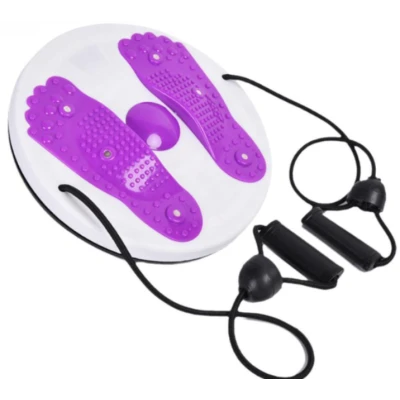 Disc rotativ de fitness cu corzi elastice