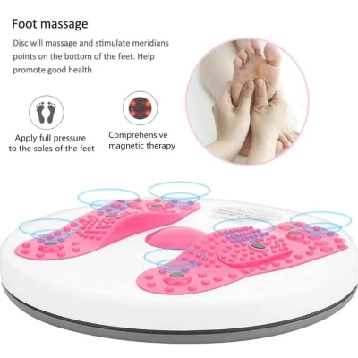 Disc rotativ de fitness cu corzi elastice