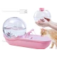 Dispenser de apa pentru animalute cu rezervor tip melc
