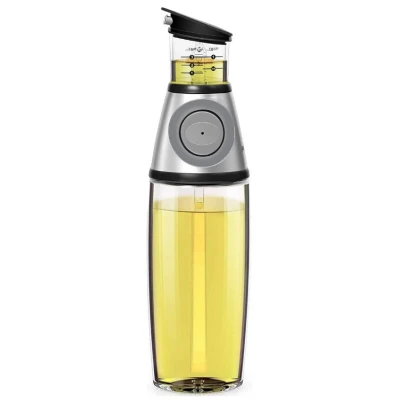 Dispenser pentru ulei si otet 500 ml cu buton