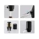 Dispenser si Aerator Electric pentru Sticla de Vin LED Negru