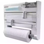 Dispenser triplu de bucatarie cu montare pe perete