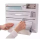 Dispenser triplu de bucatarie cu montare pe perete