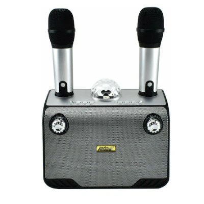 Dispozitiv Karaoke Disco Q YX899 putere 15W cu 2 microfoane wireles