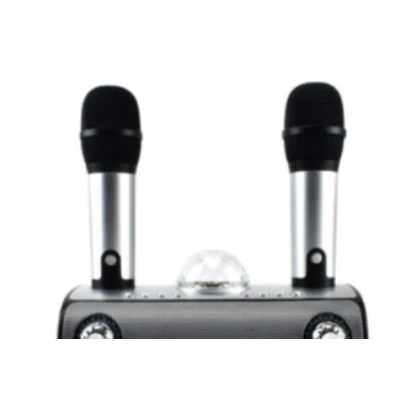 Dispozitiv Karaoke Disco Q YX899 putere 15W cu 2 microfoane wireles