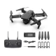 Drona E88 PRO 4K brate pliabile 2 camere wifi buton de Return To Home camera 4k HD cu transmisie live pe telefon