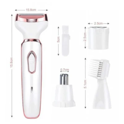 Epilator 4 in 1 cu 4 accesorii cap de epilare lavabil AO 78148