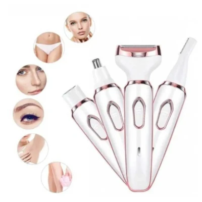 Epilator 4 in 1 cu 4 accesorii cap de epilare lavabil AO 78148