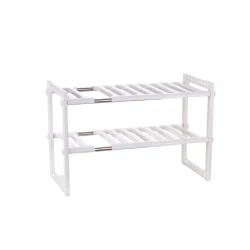 Etajera ajustabila cu doua rafturi de pus sub chiuveta 50 pana la 70 cm
