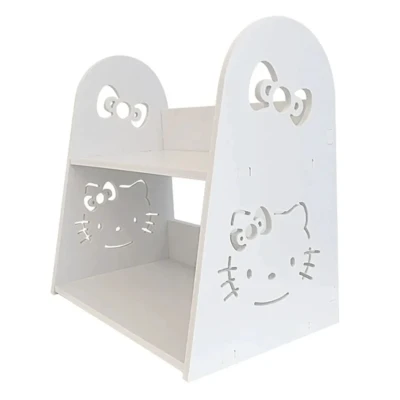 UB Etajera pentru biroul copilului 2 compartimente 29x29x19cm Alb
