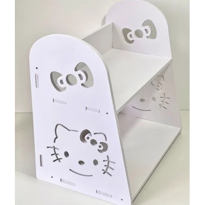 UB Etajera pentru biroul copilului 2 compartimente 29x29x19cm Alb
