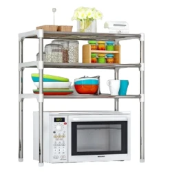 Etajera tip 3 rafturi multifunctional pentru bucatarie sau baie