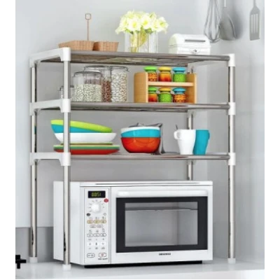 Etajera tip 3 rafturi multifunctional pentru bucatarie sau baie