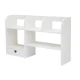 UB Etajera pentru Birou cu 6 compartimente si un sertar PVC 55x14x34cm Alb