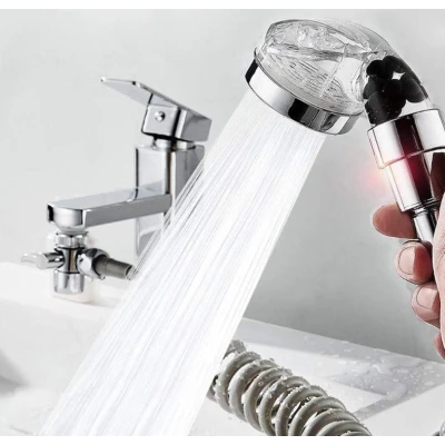 Extensor pentru robinet de baie cu furtun flexibil
