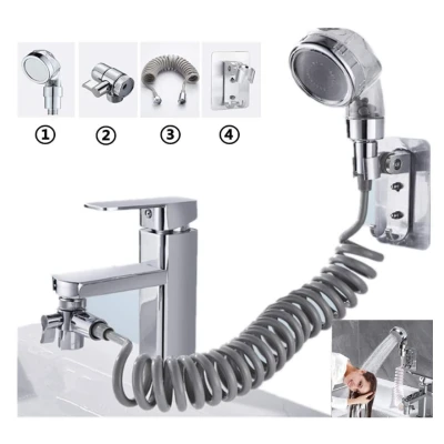 Extensor pentru robinet de baie cu furtun flexibil