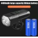 Far cu claxon bicicleta FY-336 1000 lumeni cu 8 moduri de iluminare