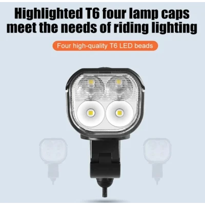 Far cu claxon bicicleta FY-336 1000 lumeni cu 8 moduri de iluminare