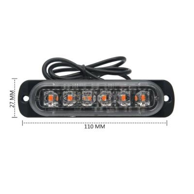 Far Lumini stroboscopice de urgenta 6 LED