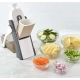 Feliator Tocator vertical pentru legume si fructe ALB-GRI
