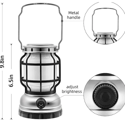 Felinar solar retro portabil Andowl Q LED1990
