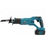 Fierastrau sabie electric German Meister XR cu 2 acumulatori 5Ah 24V 1 panza albastru