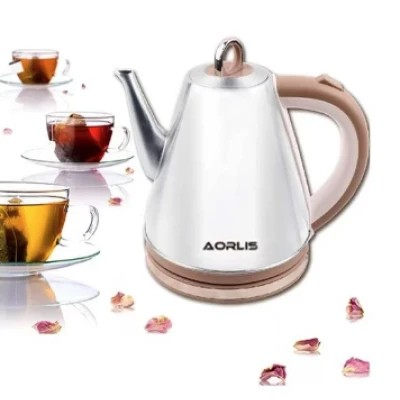 Fierbator Electric de Apa Cana Inox Retro 2000W 1.5L Aorlis AO78385