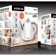 Fierbator Electric de Apa Cana Inox Retro 2000W 1.5L Aorlis AO78385