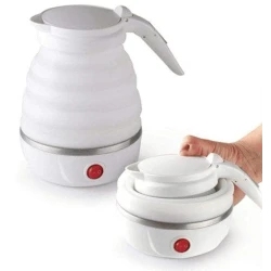Fierbator electric pliabil din Silicon/Inox putere 600W capacitate 0.6L