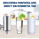 Filtru retinere impuritati apa Alb