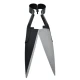 Foarfeca de tuns oi neagra mijlocie MX321