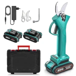 Foarfeca electrica pentru vita de vie si crengi 2 acumulatori 48VF 5Ah LEIHMANN