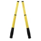 Foarfeca extensibila pentru gard viu din metal 58 / 73 cm galben MX331