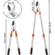 Foarfeca extensibila pentru pomi aluminiu