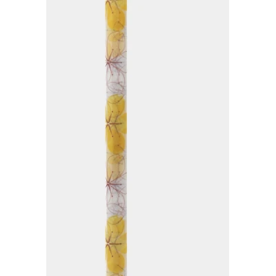 Folie autoadeziva geam cu flori galbene 45 x 300 cm