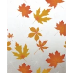 Folie autoadeziva pentru geam frunze aramii 45 x 300 cm