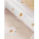 Folie de protectie pentru rafturi 45 x 300cm cu floricele albe