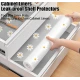 Folie de protectie pentru rafturi 45 x 300cm cu floricele albe
