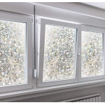 Folie decorativa vitrostatica pentru geam autoadeziva  45 x 300 cm model PIETRICELE
