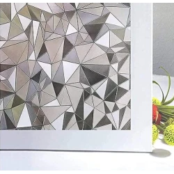 Folie geam cu efecte geometrice 45 cm x 300 cm