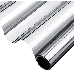 Folie Oglinda Reflexiva pentru Geamuri Interioare Protectie Solara UV 60x300cm