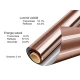 Folie reflexiva pentru geamuri Bronz 60X300