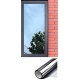 Folie reflexiva pentru geamuri interioare NEAGRA 60X300 LY