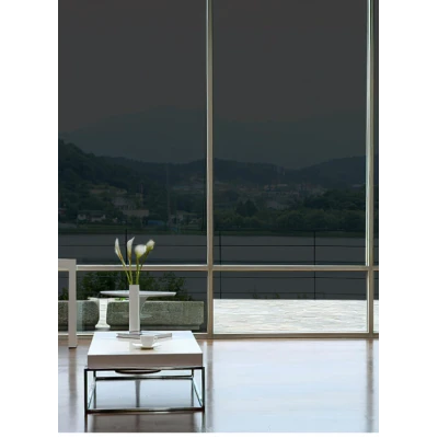 Folie reflexiva pentru geamuri interioare NEAGRA 60X300 LY
